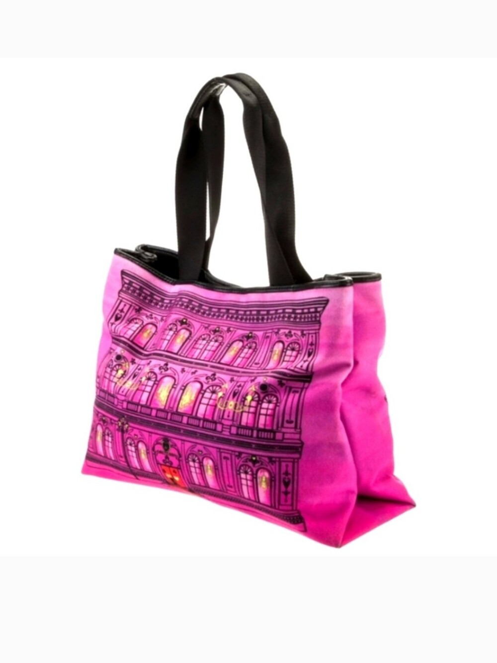 LOVE MOSCHINO LARGE PINK ZIP TOP TOTE - Picture 3 of 5